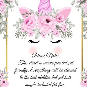 Pet friendly home announcement